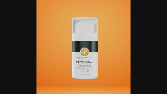 Load and play video in Gallery viewer, BEYONDbloc ChemFree Broad Spectrum SPF 30 TINTED 2 fl oz
